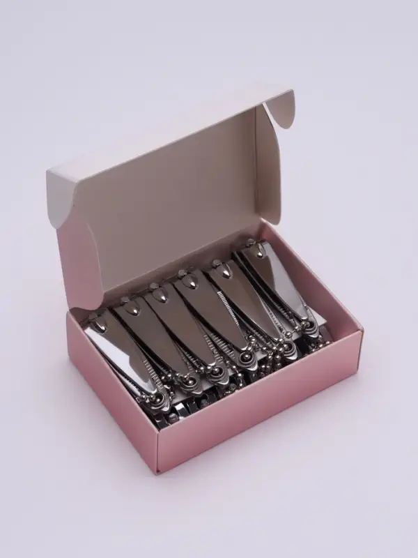 Кусачки книпсер маникюрные, с пилкой, 5.5 см, в коробке