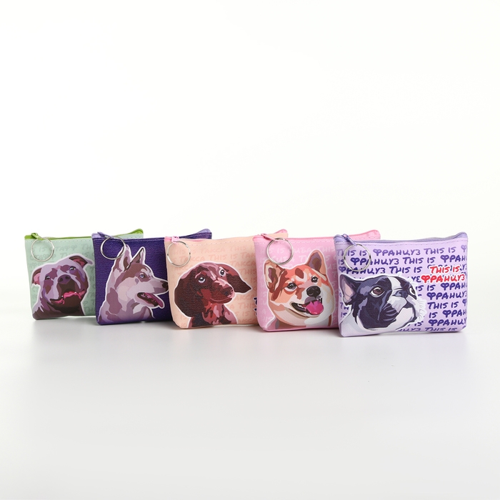 Кошелёк детский на молнии &laquo;Выбражулька&raquo;, цвет МИКС