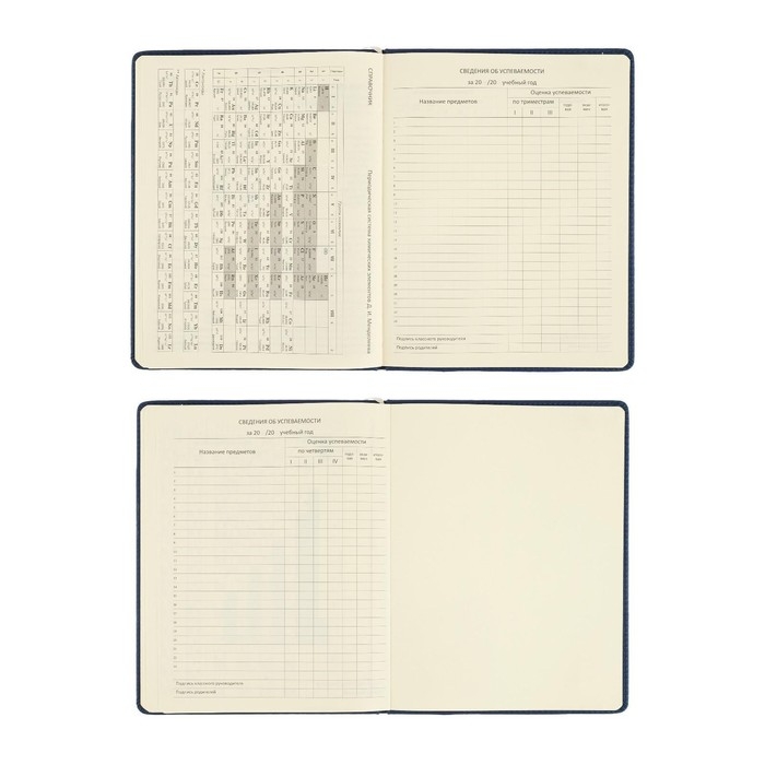 Дневник универсальный для 1-11 классов Dark blue, твёрдая обложка, искусственная кожа, резинка, ляссе, 48 листов