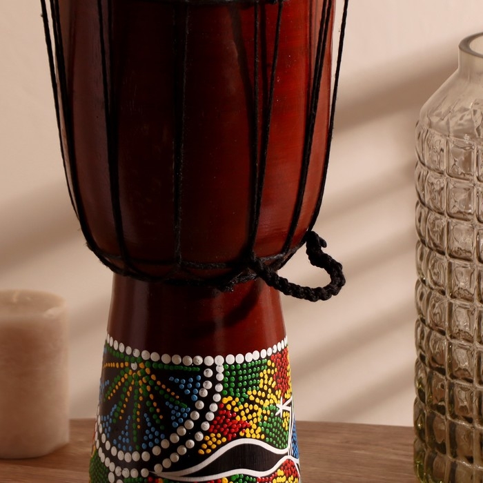 Сувенирный музыкальный инструмент "Барабан Джембе" 40х18х18 см