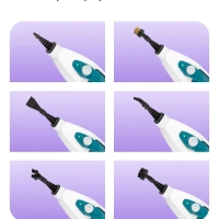 Паровая швабра с насадками КТ-1080 (2 в 1) - 1500 Вт