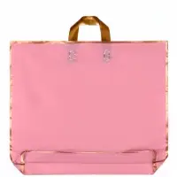 Пакет с петлевой ручкой розовый 50 х 41 х 10 см 80 мкм