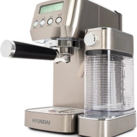 Кофеварка рожковая HEM-9999 серебристый