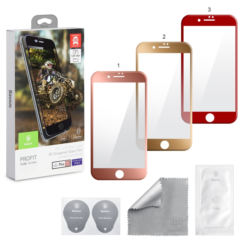 Защитное стекло iPh 7 Plus 3D Profit Ant Baseus