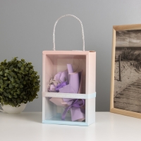 Ночник &laquo;Букет роз&raquo; розовый LED 3хAG10 7.5х15.5х23см