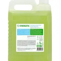 Мыло жидкое биоразлагаемое для мытья рук и тела SYNERGETIC "Базилик и морская соль", 5 л