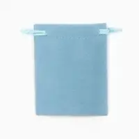 Мешочек бархатный, 7&times;9 см, голубой
