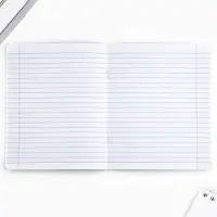 Тетрадь в линейку 24 листа А5, на скрепке &laquo;Аниме&raquo;, обложка мелованный картон, 5 видов МИКС