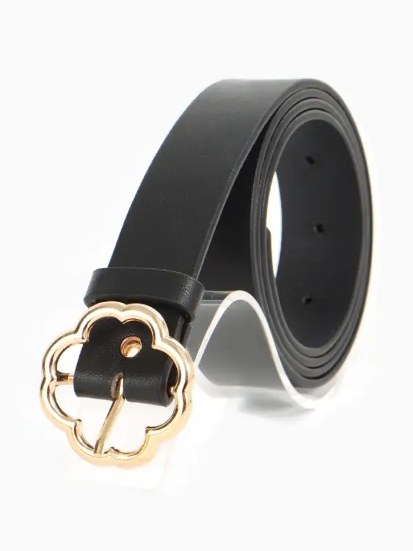 Ремень жен 05-01-01-01, Март2512, 2,8*0,3*110 см, без винта, пряж золото, 1 прокол,