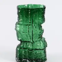 Ваза &laquo;Гоэтано&raquo;, 24.5&times;13 см, стекло, зелёная