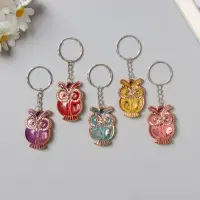 Брелок пластик под металл "Филин" МИКС 2,5х3,8 см