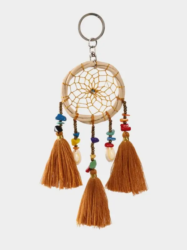 Брелок "Ловец снов" 17 см, цв. медный
