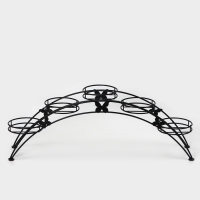 Подставка для цветов &laquo;Арка-5&raquo;, d=12 см, 69&times;15,5&times;25,5 см, черный