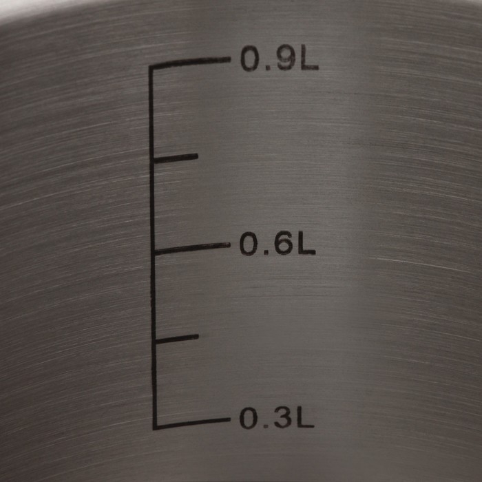 Молоковарка из нержавеющей стали Доляна, 1 л, h=13 см, d=14,5 см