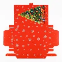 Коробка для шоколада с местом для денег &laquo;Ёлочка&raquo;, 20 х 2 х 12 см