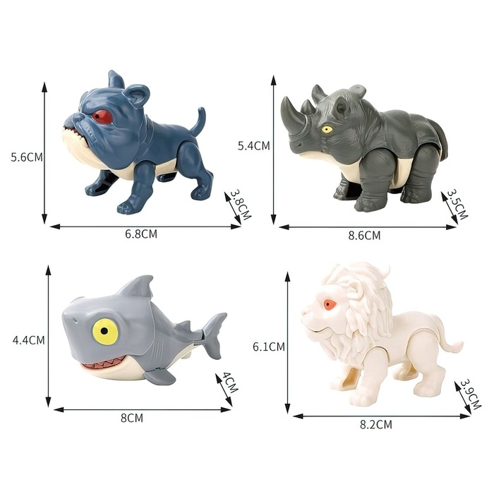 Игровой набор &laquo;Wild. Зубастики&raquo;, 1 фигурка, подвижные детали, цвет МИКС