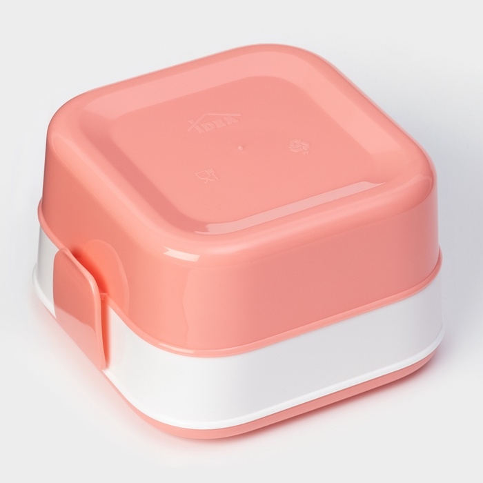 Контейнер для обеда «Капкейки», 2 отделения, 400 мл Контейнер для обеда «Капкейки», 2 отделения, 400 мл