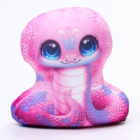 Новый год! Антистресс игрушка &laquo;Змея&raquo;, розовая