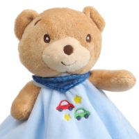 Комфортер - игрушка &laquo;Мишка&raquo;, погремушка, цвет голубой, Mum&Baby