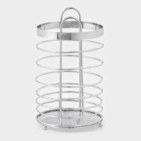 Сушилка для столовых приборов Доляна, 11&times;11&times;18,5 см, хромированная