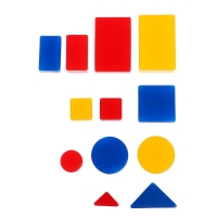 Учебно-игровое пособие &laquo;Логические блоки Дьенеша&raquo;, 48 фигур, в пакете