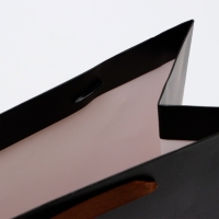 Пакет ламинированный &laquo;Черный&raquo;, M 26 &times; 32 &times; 12 см