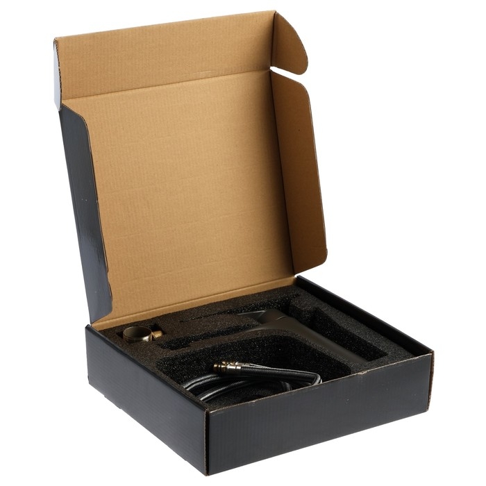 Смеситель для раковины ZEIN Z3876, однорычажный, высота излива 14 см, латунь, графит