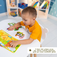 Книжка с мягкими пазлами EVA &laquo;Мамы и малыши&raquo;, 12 стр.