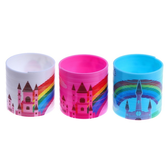 Пружинка-радуга &laquo;Единорог&raquo;, 6,2х6,2х6,2 см