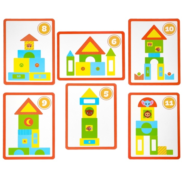 Детская развивающая игра EVA &laquo;Маленький строитель&raquo;, изучение форм / цветов, Крошка Я