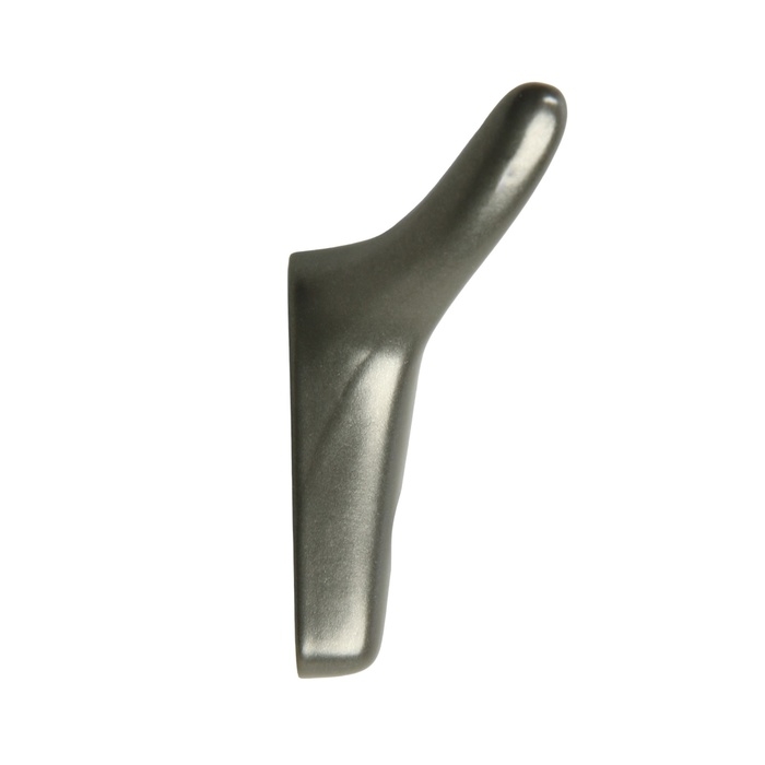 Крючок мебельный CAPPIO YAK, двухрожковый, графит