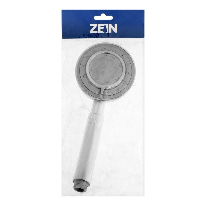 Душевая лейка ZEIN Z3629, 3 режима, d=100 мм, пластик, хром
