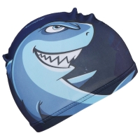 Шапочка для плавания детская &laquo;Акула&raquo;, тканевая, обхват 46-52 см