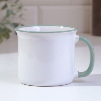 Кружка керамическая &laquo;Белочка&raquo;, 450 мл, цвет белый