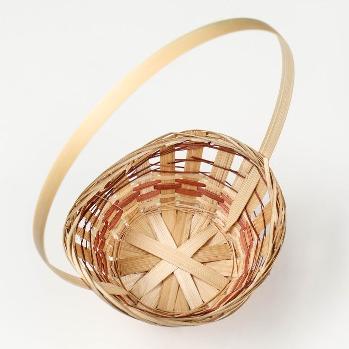 Корзина плетеная &laquo;Ладья&raquo;, 15&times;13&times;8 см, бамбук