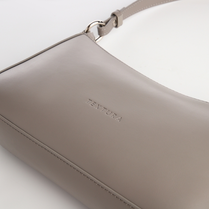 Сумка женская TEXTURA, маленький размер, цвет серый