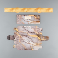 Коробка для конфет, кондитерская упаковка, 5 ячеек, &laquo;Камень&raquo;, 5 х 21 х 3.3 см