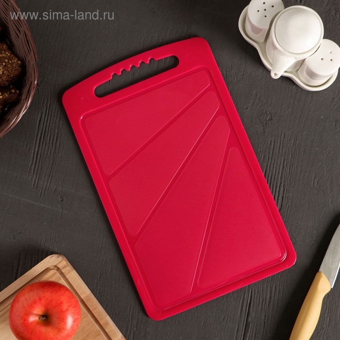 Доска разделочная, 32&times;20 см, цвет МИКС