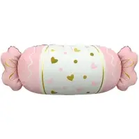 Воздушный шар фольгированный 34" &laquo;Конфета&raquo;, розовый сатин