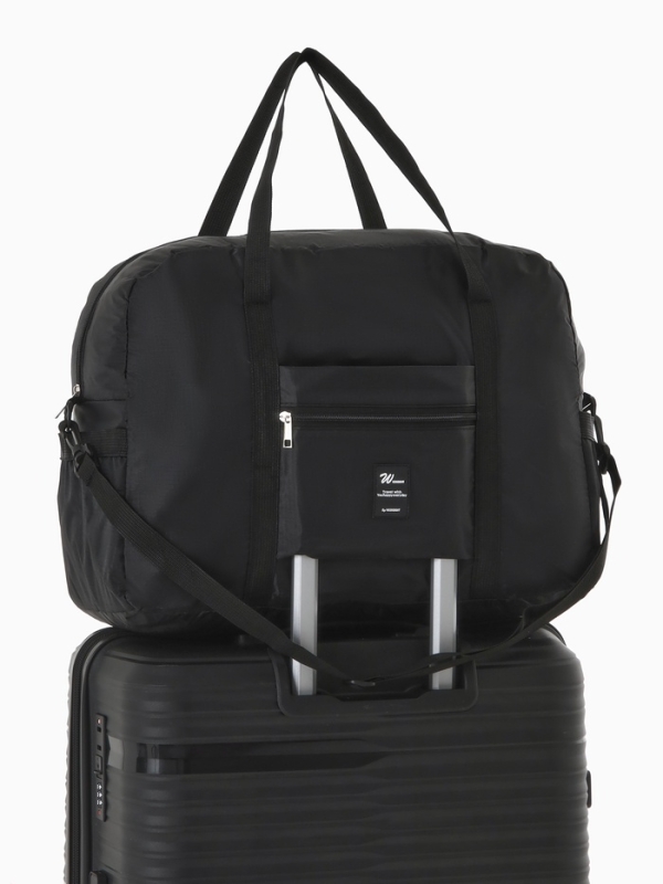 Сумка дорожная на молнии, чёрная