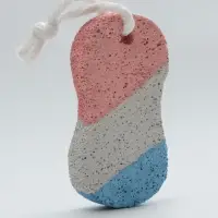 Пемза для педикюра &laquo;Бесконечность&raquo;, с подвесом, 9.5&times;4.5 см, в коробке, разноцветная