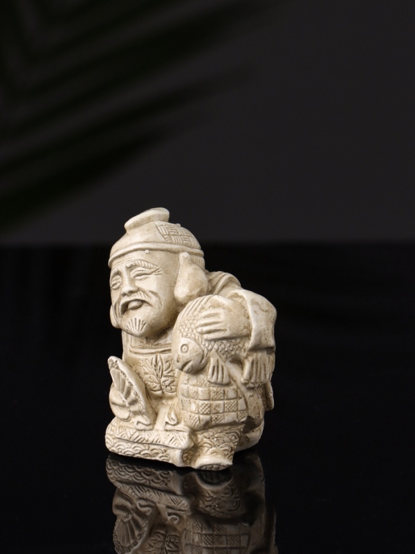 Набор фигур "Нэцкэ" 20х10х7 см, бежевый