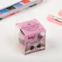 Резинки для волос пружинки &laquo;Котик&raquo;, 4 шт, диам 3,5