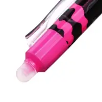 Ручка гелевая СТИРАЕМЫЕ ЧЕРНИЛА, стержень синий, 0.5 мм, автомат, корпус Мишка МИКС