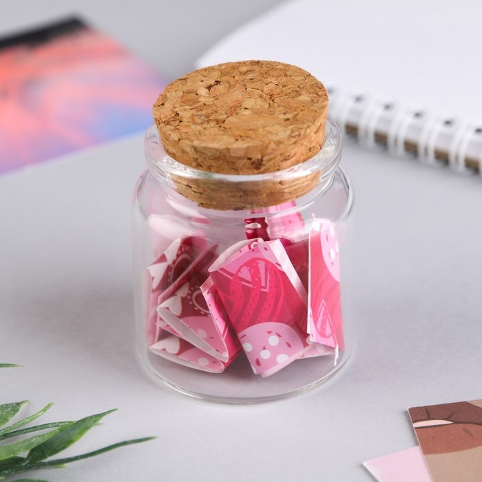 Баночка с любовными пожеланиями &laquo;Ты для меня...&raquo;, 4,7 х 5 см