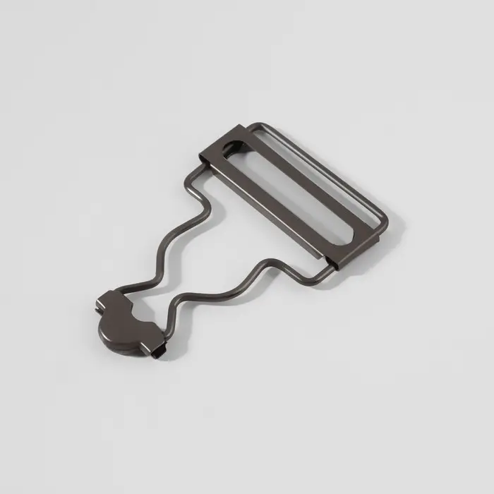 Застёжка для комбинезона, 32 мм, 10 шт., цвет чёрный никель