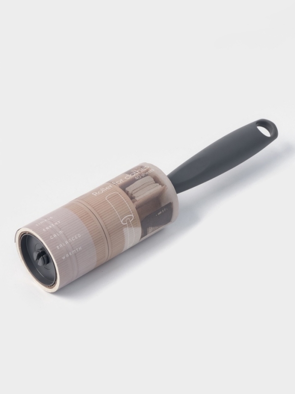 Ролик для одежды LaDо́m, 40 листов, эргономичная ручка, винтовая намотка