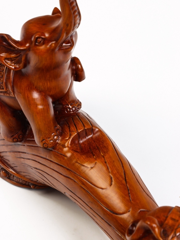 Подставка для бутылки "Два слона" под дерево, 36х10х25см