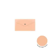 Папка-конверт на кнопке С6, 180 мкм, ErichKrause "Matt Pastel Bloom", непрозрачная, тиснение "песок", микс