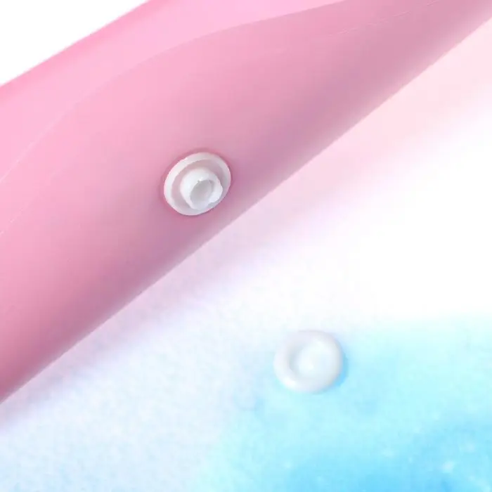 Папка-конверт на кнопке, А4, 160 мкм, "Пейзажи", МИКС